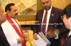 Meeting with HE Mahinda Rajapaksa, Hon president of Sri Lanka in Beijing 2007