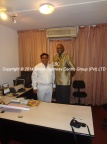 Dr.Sameera Jayasena CEO of CBC meet with Mr.A.S.P Liyanage 2013-April