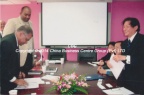 Signing Agreements for Freight forwarding from China to Sri Lanka and India in Shanghai 2006